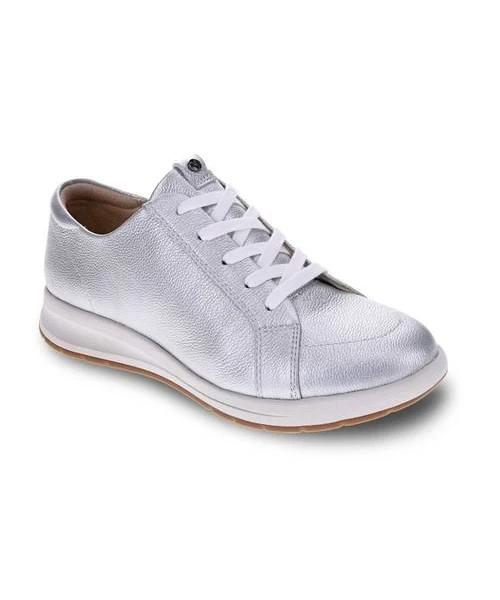 Revere Athens Lace-Up Sneaker - Pearl - Womens - Size 10 - Leather - Ezibuy