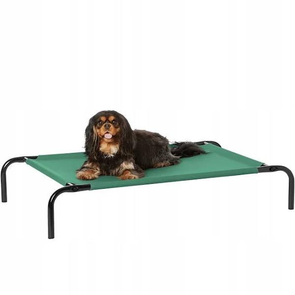 Amazon Basics Cooling Elevated Pet Bed, XS to XL Sizes Small Green