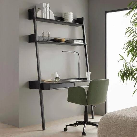 Scala Leaning Desk Black by Freedom