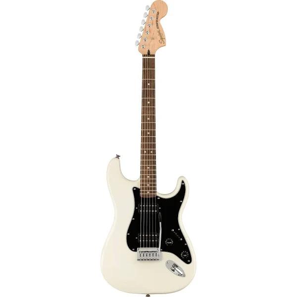 Squier Affinity Stratocaster HH Electric Guitar Olympic White