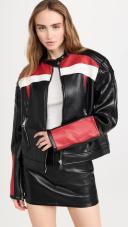 Lioness Top Model Faux Leather Biker Jacket | Black | Size L | Shopbop