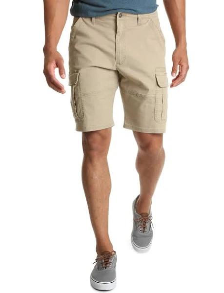 Wrangler Mens Big & Tall Classic Relaxed Fit Stretch Cargo Short Shorts