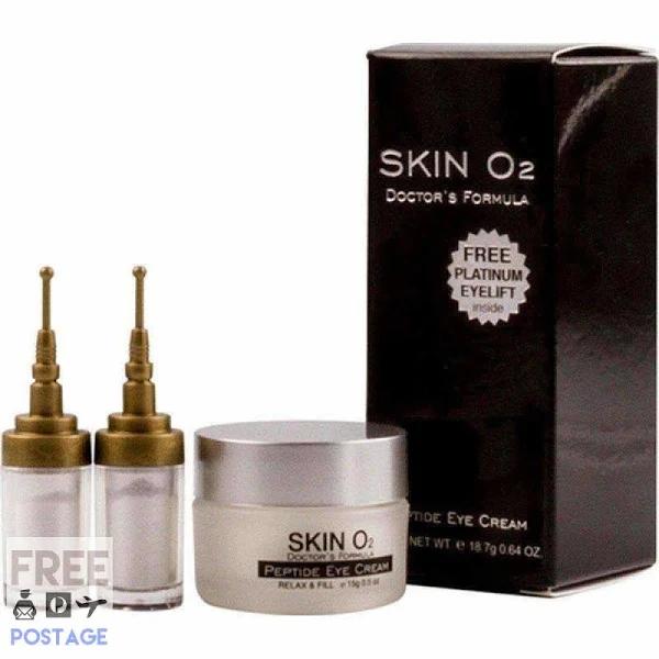 Skin O2 Peptide Eye Cream 15g & Platinum Eyelift Pack