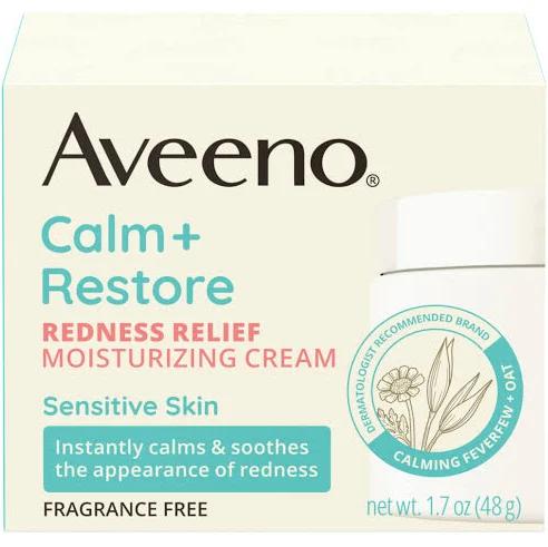 Aveeno Calm + Restore Redness Relief Moisturizing Cream 1.7 oz