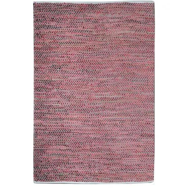 Rug Republic 160 x 230cm Stables Red Jute/Leather Rug