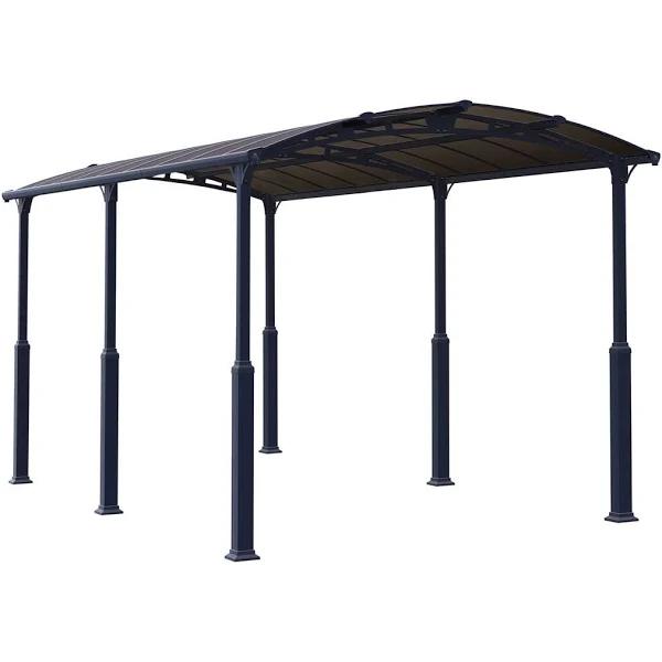 Alpine Carport Carport Kit (Colour: Grey-Bronze, Size: 6400 | 644 x359 cm) by Canopia by Palram