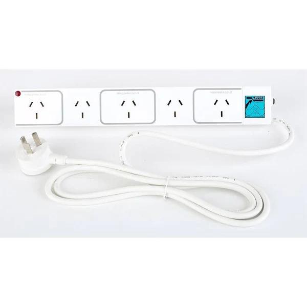 HPM 5 Outlet Surge Protected Powerboard