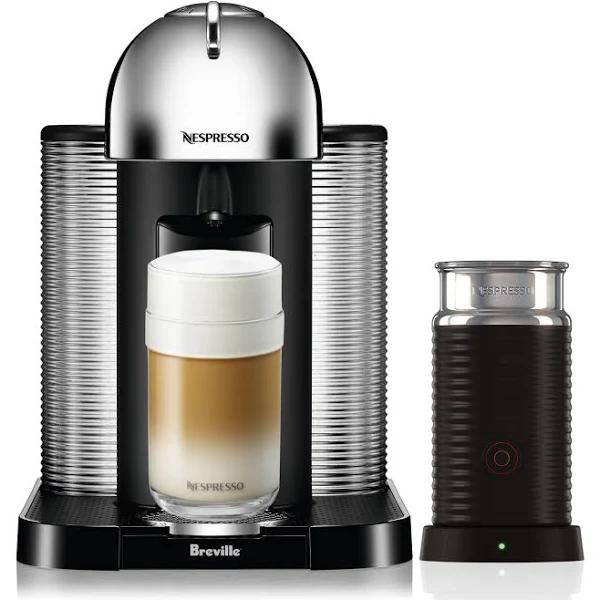 Nespresso Vertuo Coffee and Espresso Machine by Breville with Aerocci