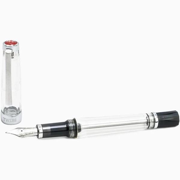 TWSBI Vac 700r Fountain Pen - Clear, Broad Nib