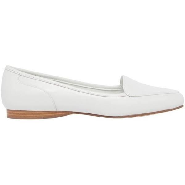 Nine West Levine Flat Loafer in White 8.5