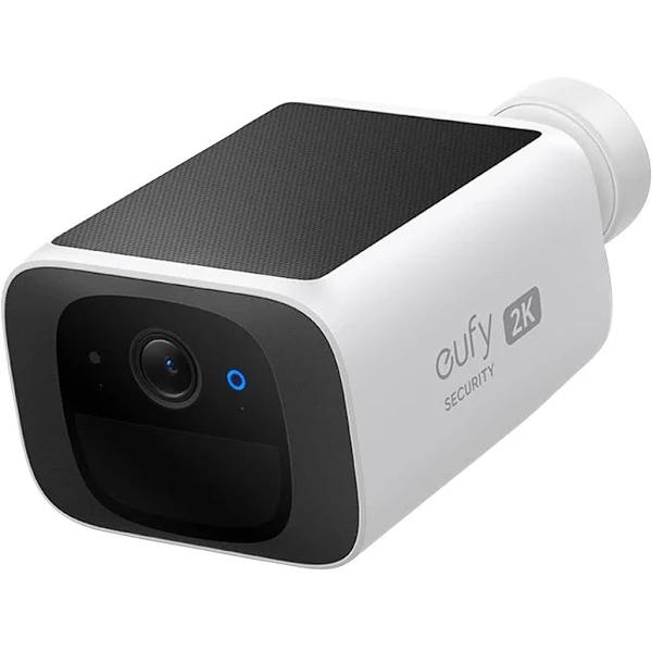 Eufy Security SoloCam S220 Solar-Powered Battery Camera, Resolution 4MP, Wi Fi, Bullet, 2 Way Audio, Works with Amazon Alexa