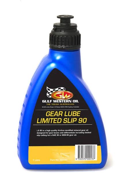 Gulf Western Gear Lube LS 90 Friction Modified Gear Oil 1L (30153)