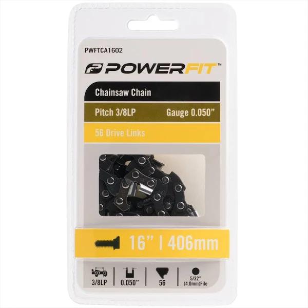 PowerFit 16" 0.050" 56DL Gauge Chainsaw Chain