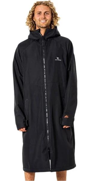 Rip Curl Anti-Series Hooded Poncho - Black