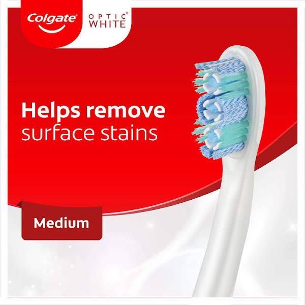 Colgate Toothbrush Optic White Sonic Power Medium 1 Pack