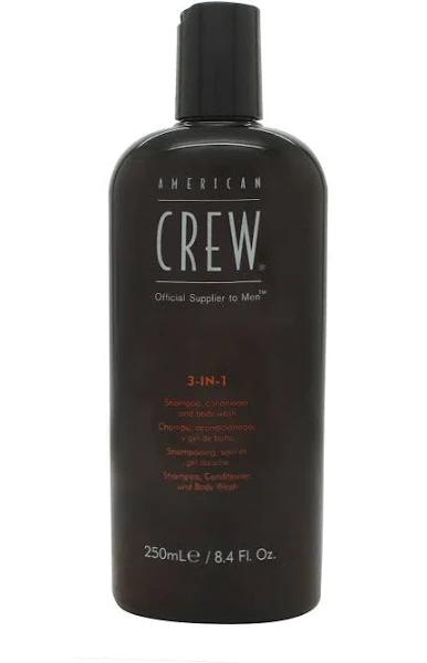 American Crew 3-in-1 Shampoo Conditioner & Body Wash 250ml