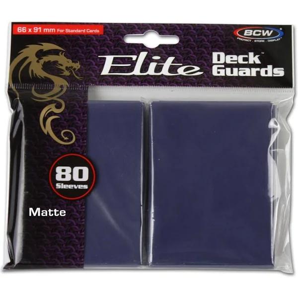 BCW: Deck Guard Elite Blue Matte Sleeves