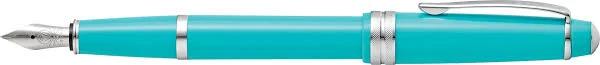 Cross Bailey Light Fine Nib Fountain Pen, Polished Teal Resin