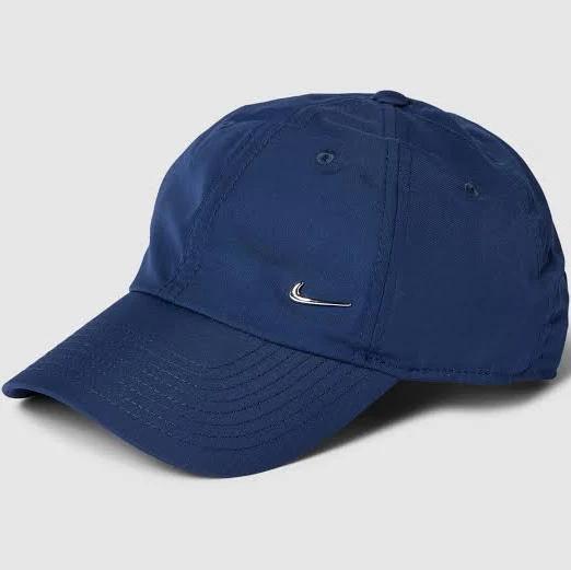 Nike Dri-FIT Club Unstructured Metal Swoosh Cap - Blue - 50% Recycled Polyester