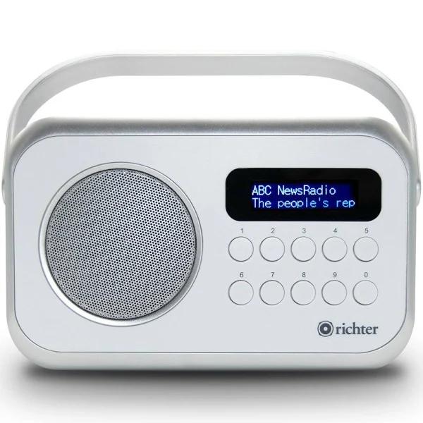 Richter Portable DAB+/FM/AM Digital Radio in White (RR28DABAMWHT)