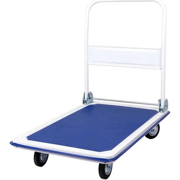 Traderight 300kg Folding Platform Trolley Hand Truck Foldable Cart Heavy Duty