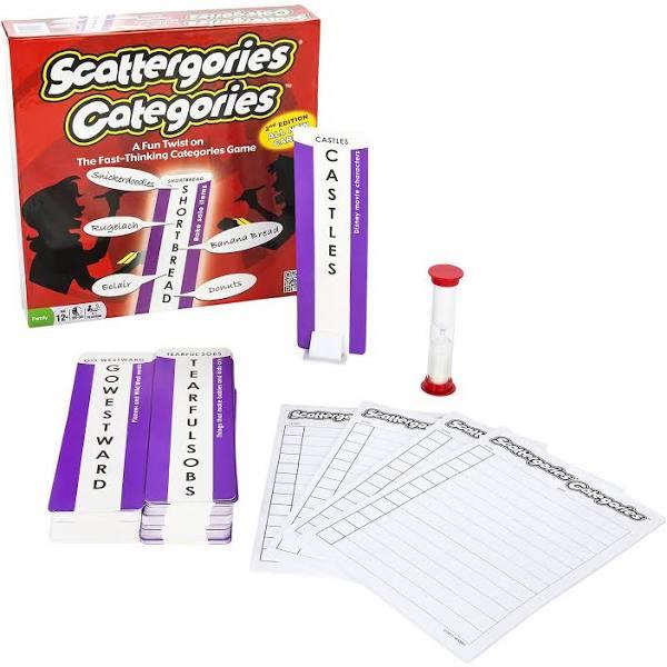 Scattergories Categories - Game