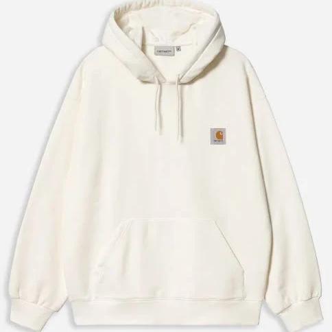 Carhartt WIP Nelson Logo Patch Drawstring Hoodie - M