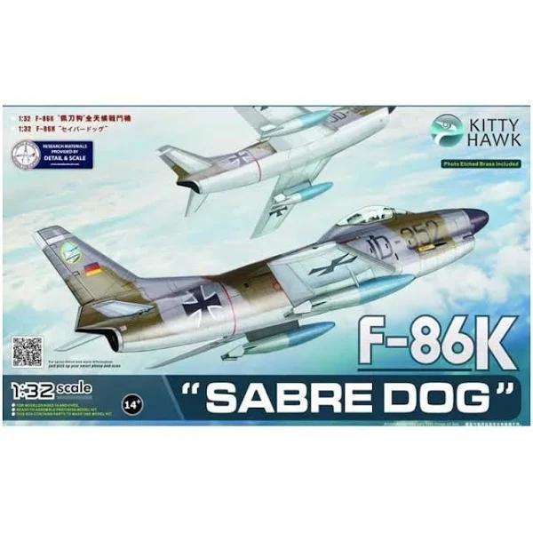 Kitty Hawk Models F-86D Sabre Dog 1/32 Model Kit