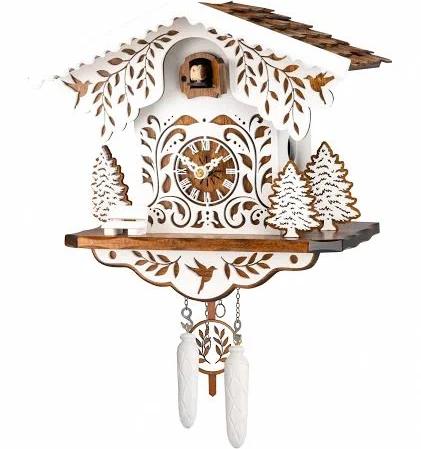 Quartz Cuckoo Clock Swiss House With Music