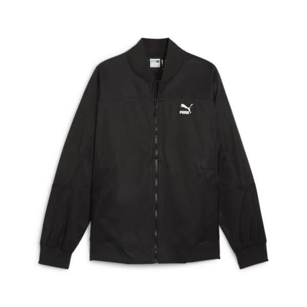 Classics Seasonal Unisex Bomber Jacket in Black, Size 2XL, Polyester by Puma