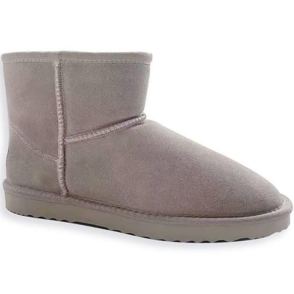 AUS Wooli UGG Short Sheepskin Ankle Boot in Light Grey AU 15