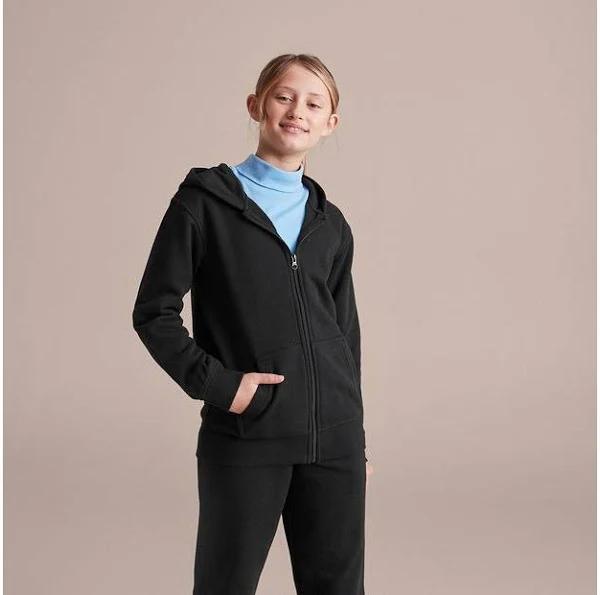 School Fleece Zip Thru Hoodie