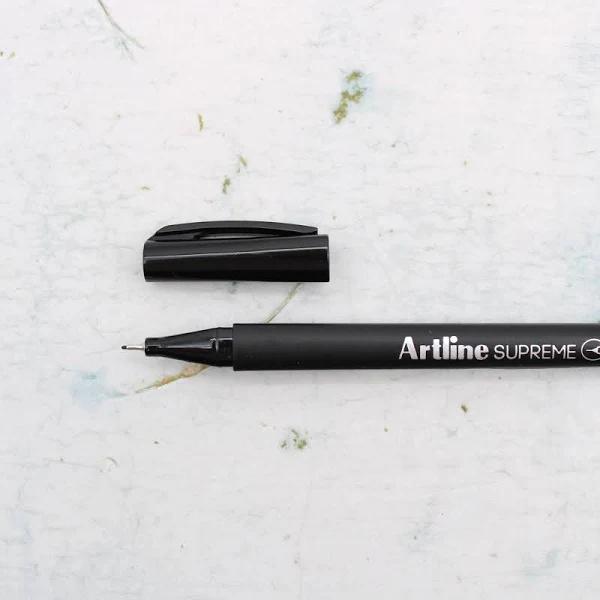 Artline Supreme Fineliner Pen 0.4mm Black