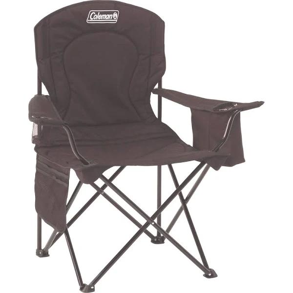 Coleman Oversized Quad Chair with Cooler Black