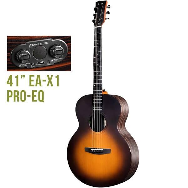 Enya X1-Pro Spruce HPL Acoustic Guitar - 41" Size - Sunburst - Includes Pickup