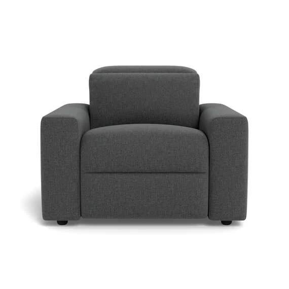 Onslow Fabric Electric Recliner Armchair Graphite by Freedom