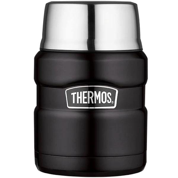 Thermos Stainless King Vacuum Insulated Food Jar 470ml - Matte Black