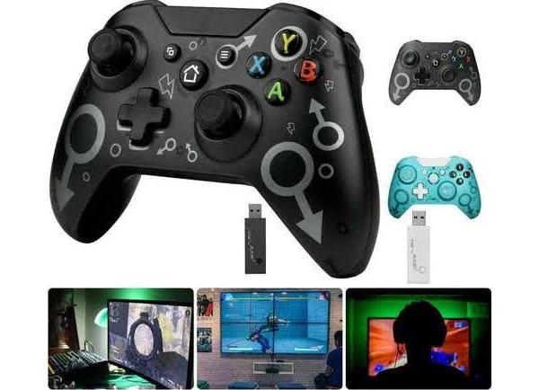 Wireless Gamepad 2.4G Game Controller Free Drive Mini USB Controller For Adapter PC For Xbox One PS3