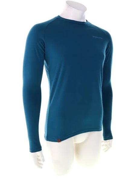 Endura BaaBaa Blend Long Sleeve Base Layer - S Kingfisher Green