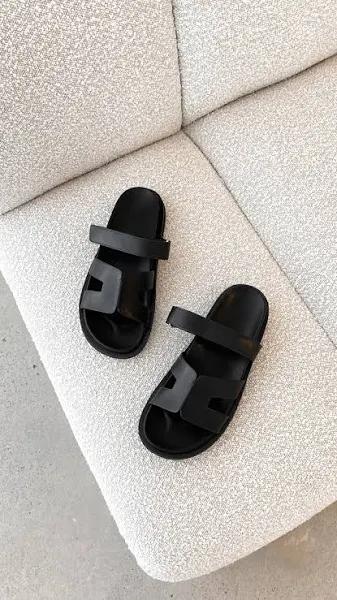 Billini Women's Slides Theon - Black Size - 7