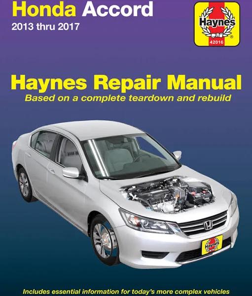 Honda Accord 2013-17: Haynes Repair Manual