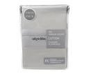 Algodon Pair of 300TC Cotton Standard Pillowcases Silver