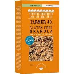 Farmer Jo Gluten Free Paleo Granola Salted Maple Cashew 300g