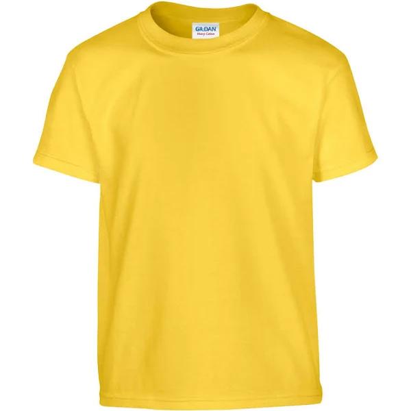 Gildan Childrens/Kids Plain Cotton Heavy T-Shirt Daisy 9-11 Years Cotton Childrens T-Shirt