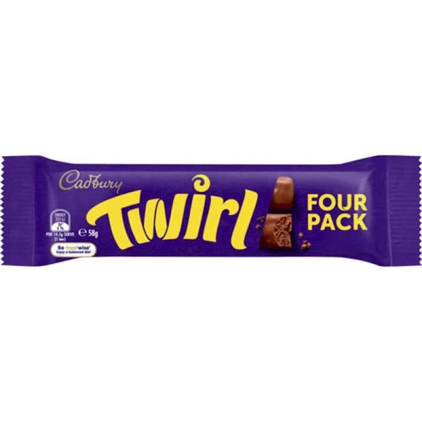 Cadbury King Size Chocolate Bar Twirl 58g