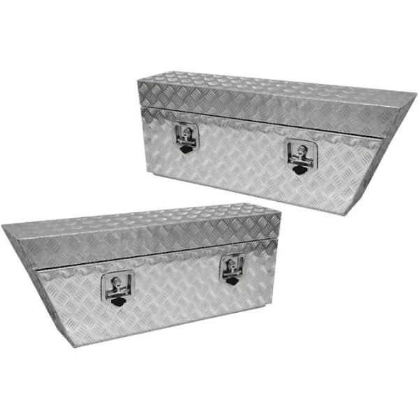 940 x 230 x 400mm Aluminium Ute Truck Set Under Body Tray Tool Box 4x4