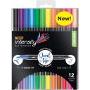 Bic Intensity Dual Tip Fineliner Marker Assorted Packof 12