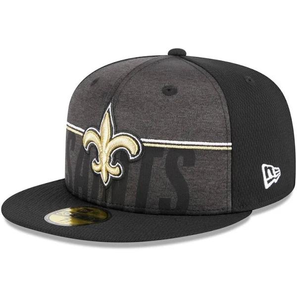 New Era - NFL Black Fitted Cap - New Orleans Saints 9FIFTY NFL Training 23 Black Fitted @ Hatstore