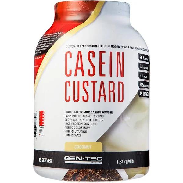 Gen-Tec Casein Custard - 1.8 kg - Coconut Cream