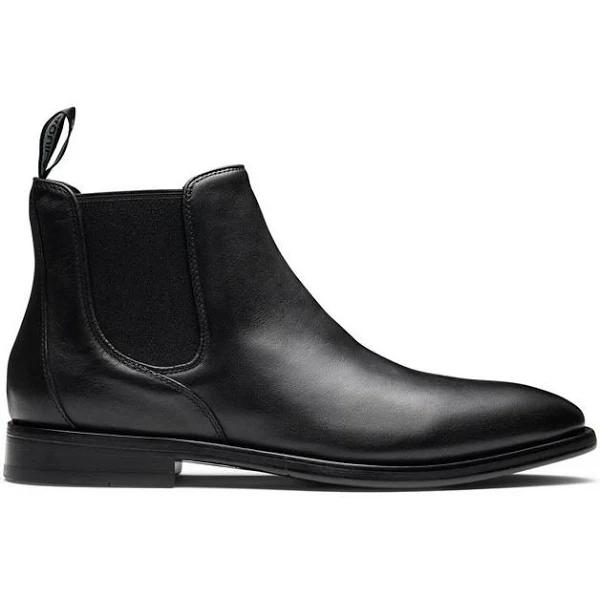 Aquila Leonard Leather Chelsea Boots in Black 41